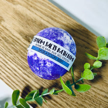 Load image into Gallery viewer, Saskatoon Berry Epsom Salts Bath Bomb