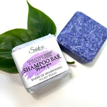 Load image into Gallery viewer, Saskatoon Berry Violet Shampoo Bar