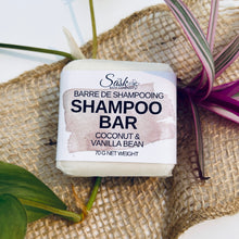 Load image into Gallery viewer, Coconut & Vanilla Bean Shampoo Bar