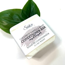 Load image into Gallery viewer, Coconut & Vanilla Bean Conditioner Bar