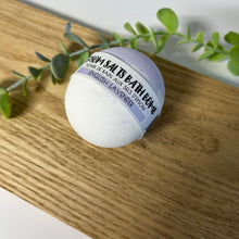 Load image into Gallery viewer, English Lavender & Ylang Ylang Epsom Salts Bath Bomb