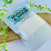 Load image into Gallery viewer, Muscle & Sinus Foaming Bath Salts