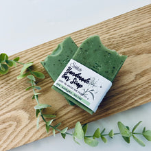 Load image into Gallery viewer, Mint Eucalyptus &amp; Tea Tree Handmade Soap

