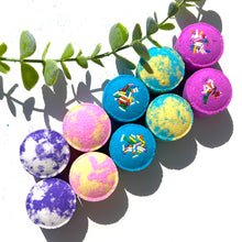 Load image into Gallery viewer, Mini Rainbow Bath Bomb 10 Pack
