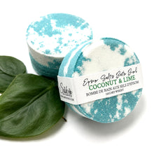Load image into Gallery viewer, Coconut Lime Epsom Salts Bath Bomb
