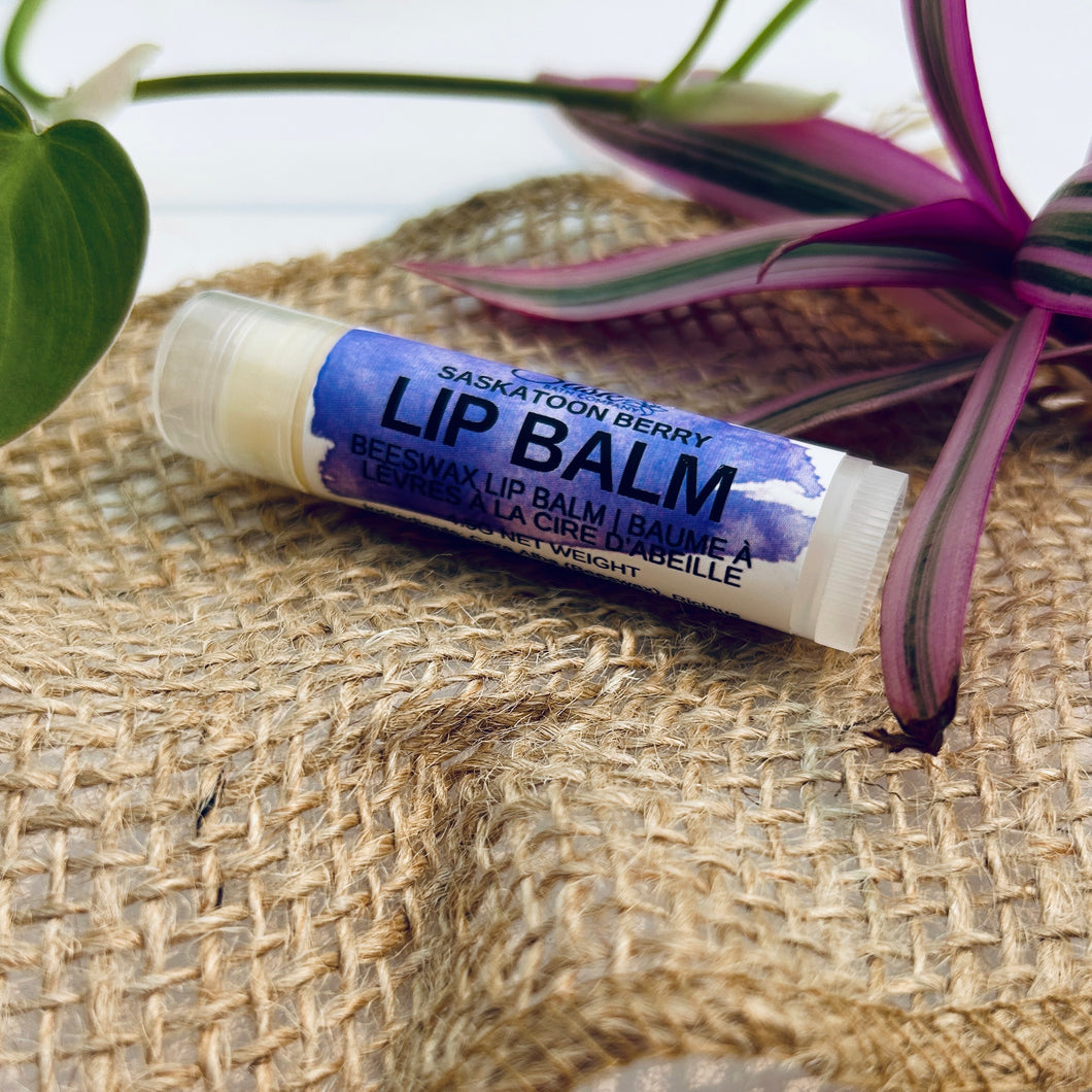 Saskatoon Berry Beeswax Lip Balm