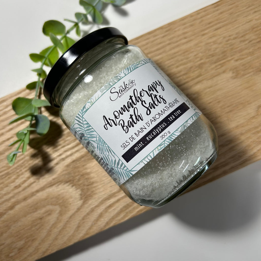 Mint, Eucalyptus & Tea Tree Aromatherapy Bath Salts